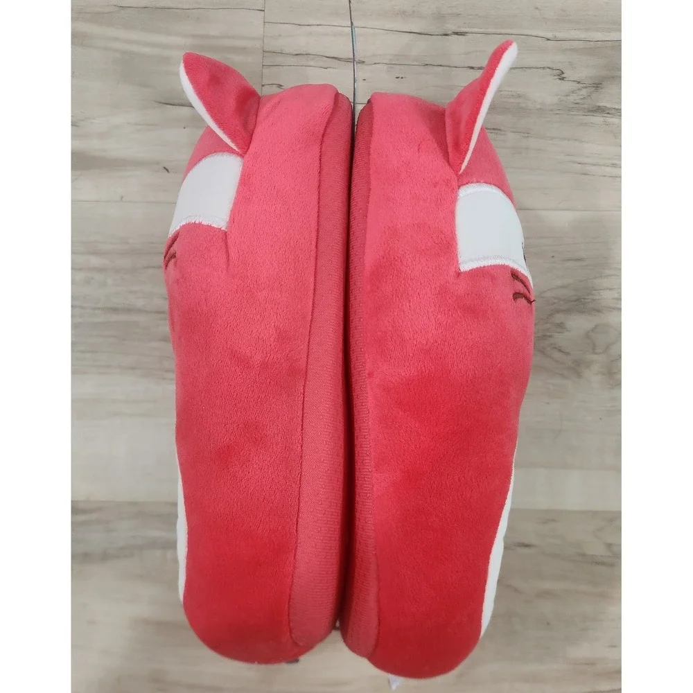 Squishmallows Fifi the Fox Plush Slippers Pink Kids Shoe Size 6-7 NWT